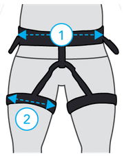Men's - Harness Sizing Chart