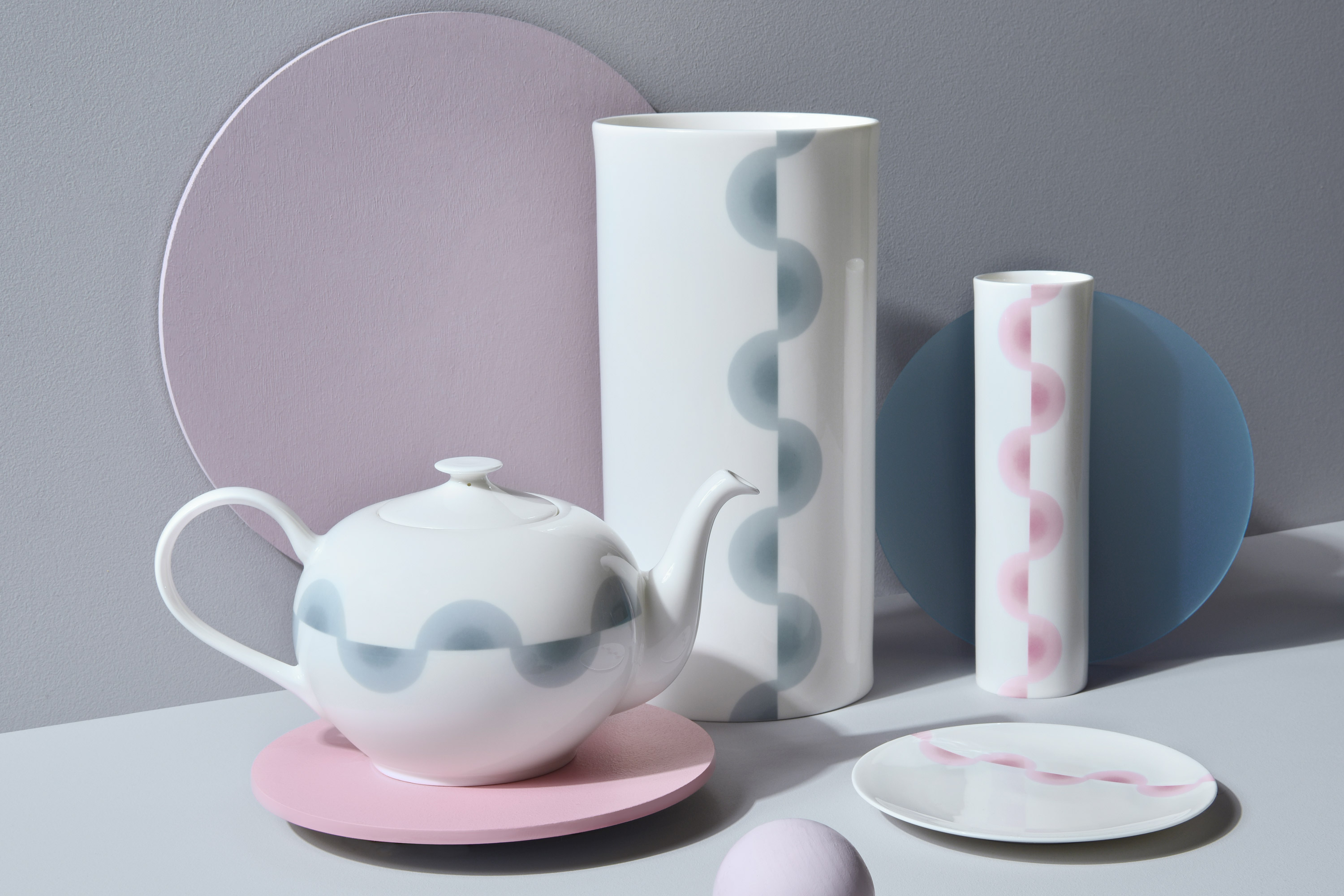 Dibbern Sequence Bauhaus Inspired Tableware Decor designed by Bodo Sperlein
