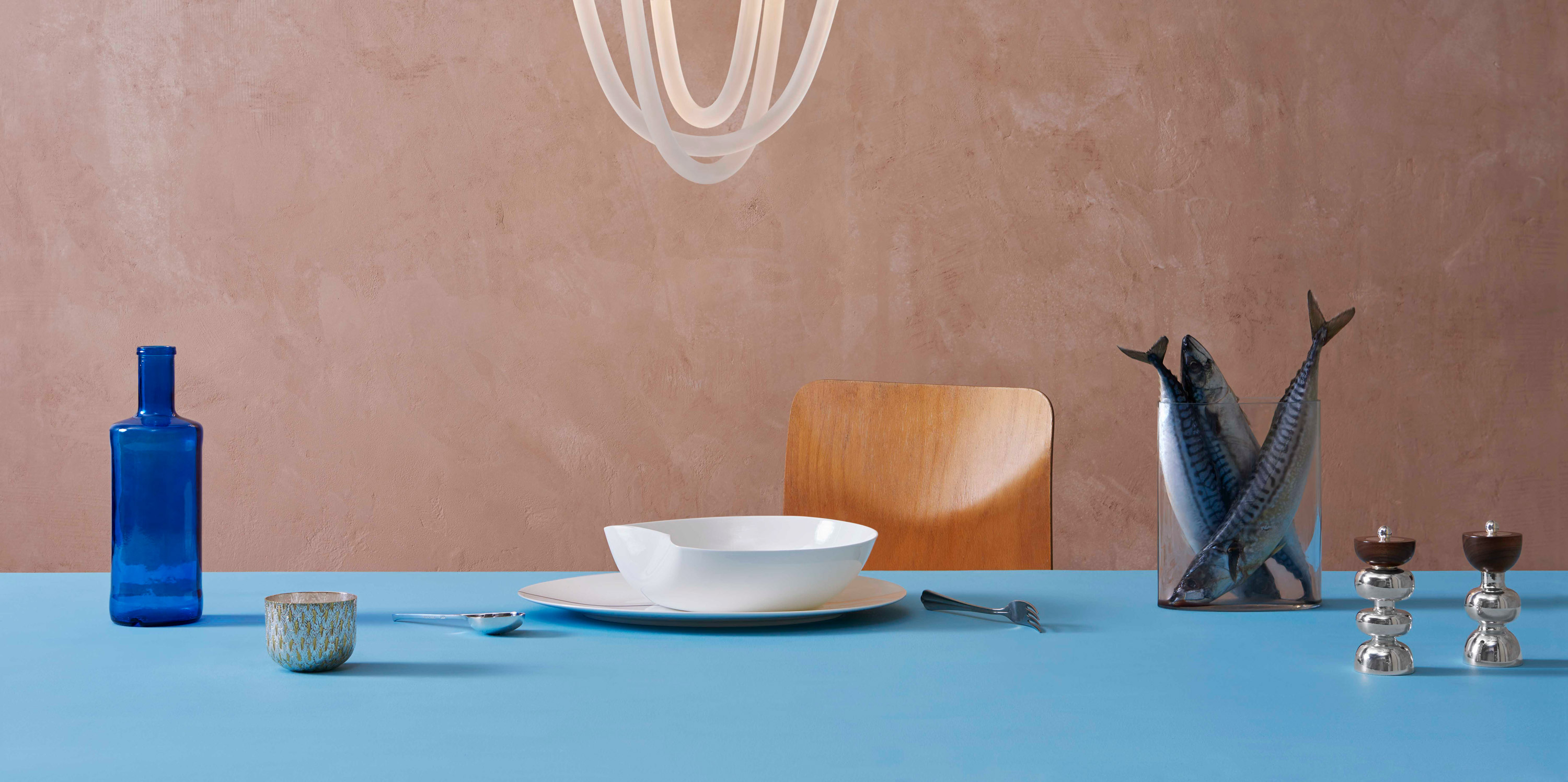 Tableware and Silverware Still Life