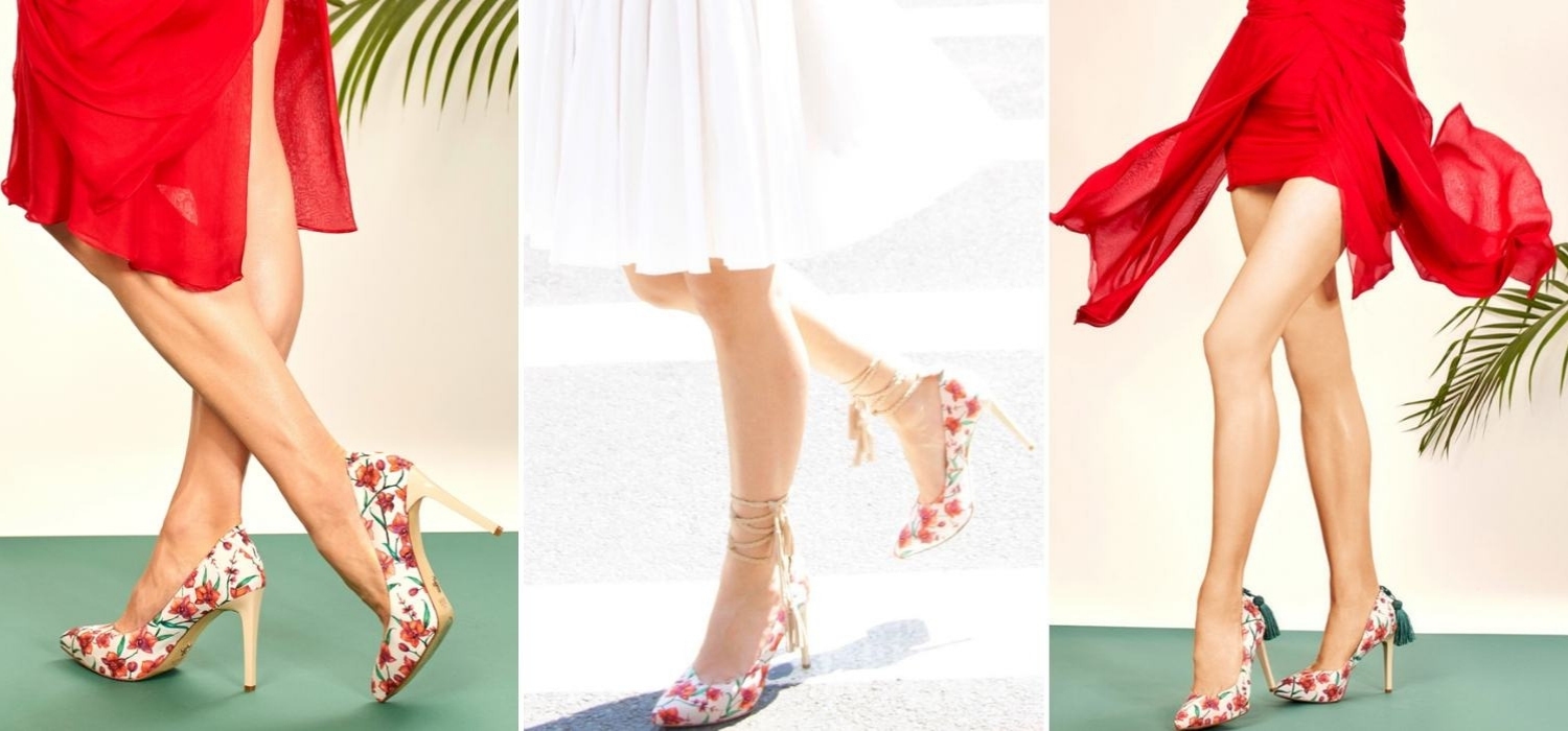 The Coral Orchid Mulan Platform Heel from VEERAH is a seductive platform stiletto with removable tassel. Ethically & sustainably made from recycled plastic.