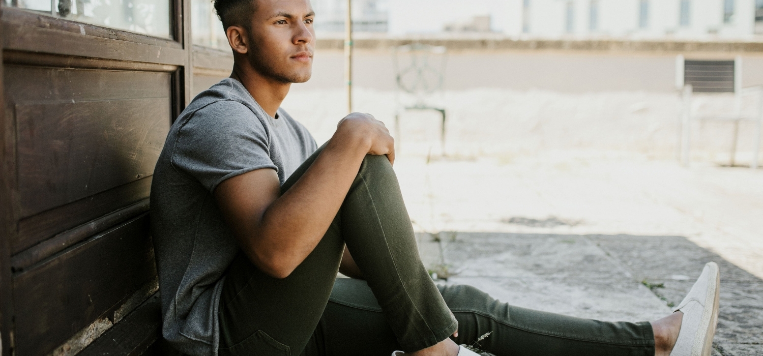 No Nasties men's crew neck tee in organic fair trade cotton is an ethical wardrobe classic