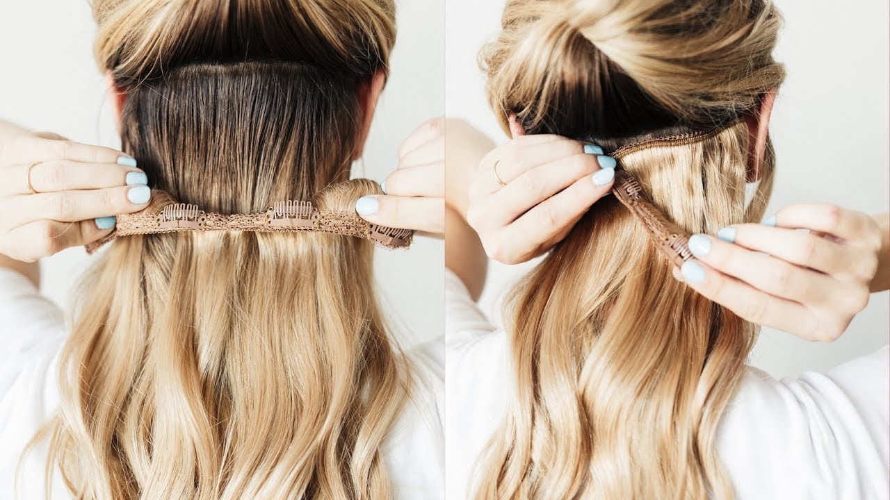 Erabella #T2/18 Toffee Ombre Clip in hair extensions