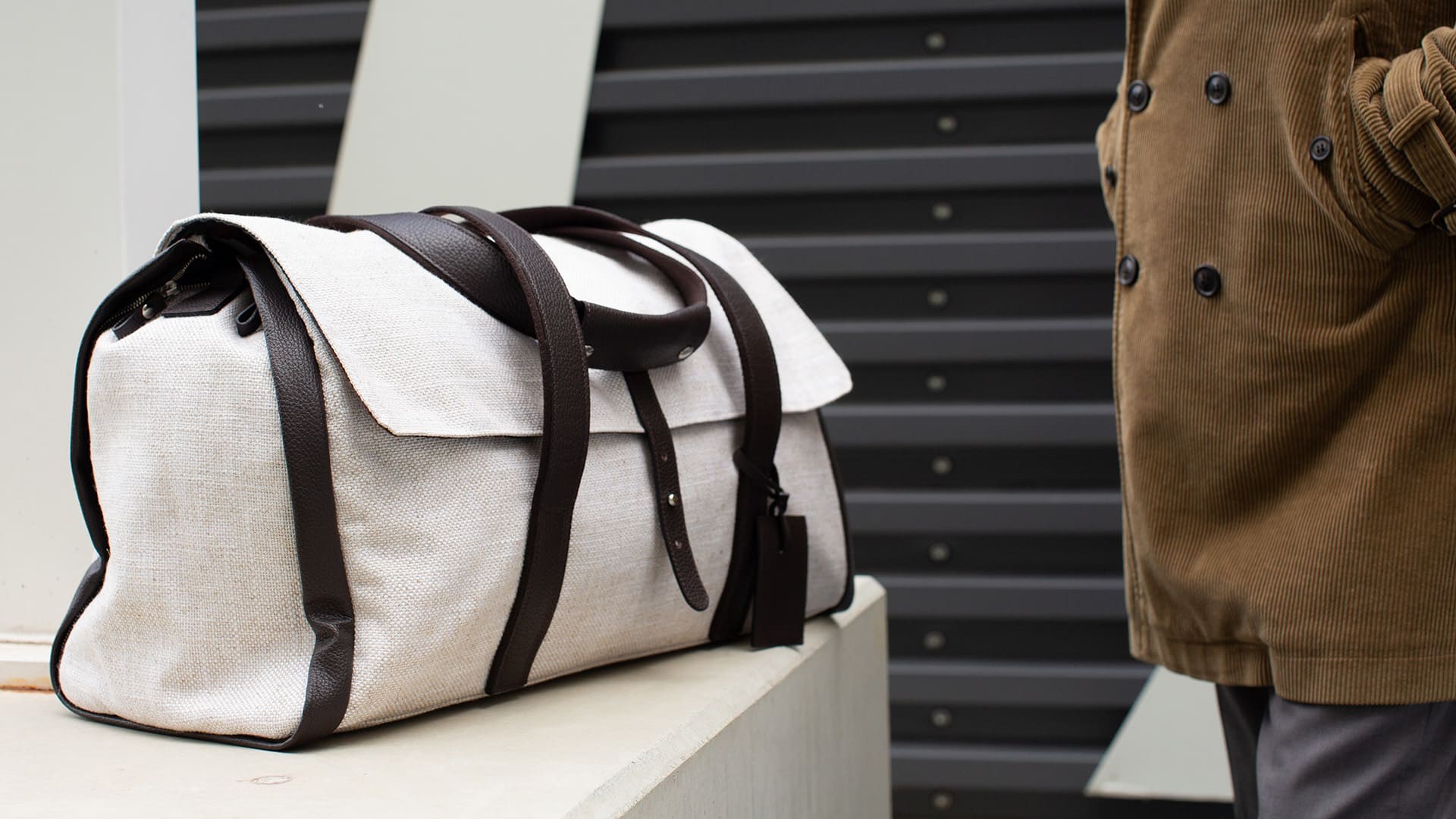 Borsa Weekender con porta abiti da viaggio | Garment Weekender Bag | Travel Garment Bag | LUDOVICO MARABOTTO
