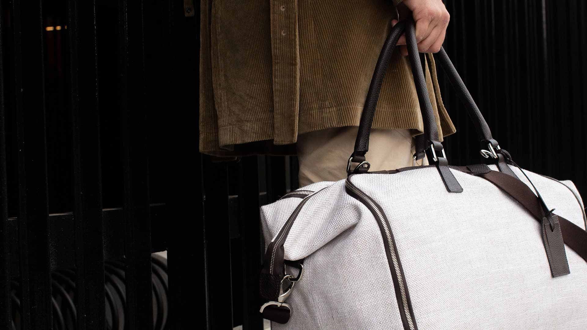 Borsa Weekender con porta abiti da viaggio | Garment Weekender Bag | Travel Garment Bag | LUDOVICO MARABOTTO