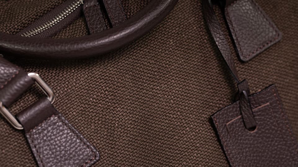 Borsone da viaggio in lino | Weekender Bag linen | LUDOVICO MARABOTTO