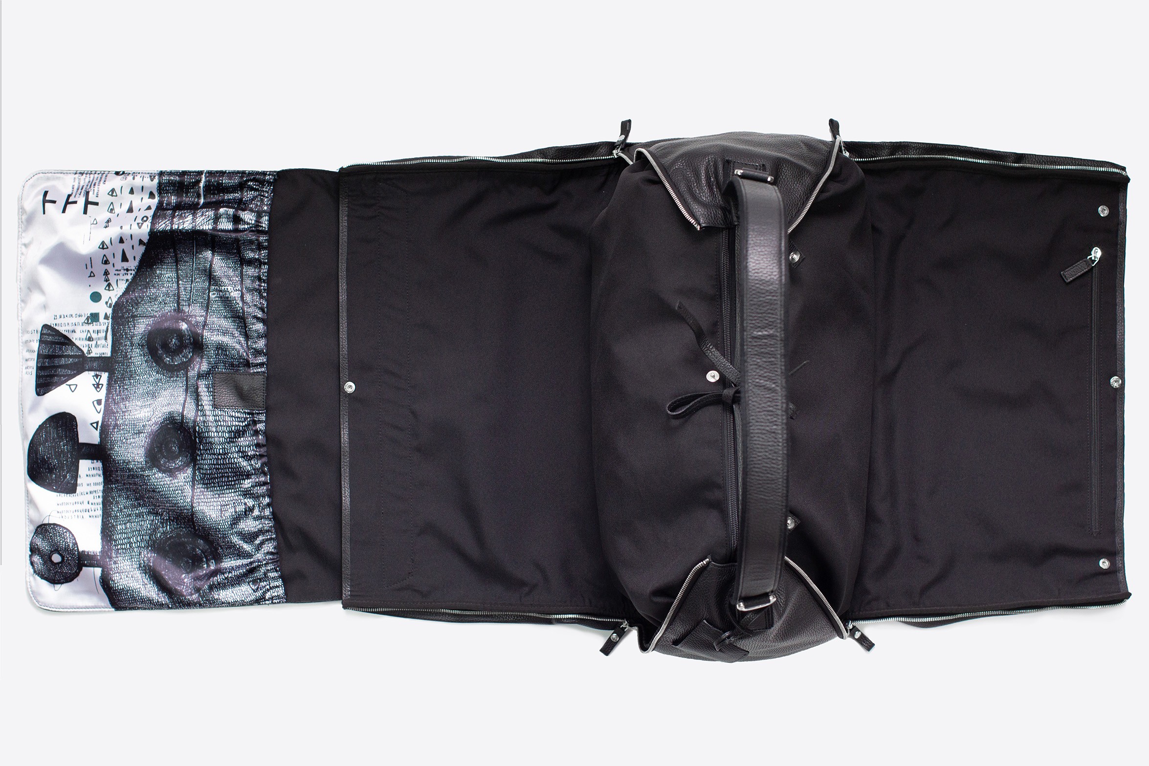 Borsa Weekender con porta abiti da viaggio | Garment Weekender Bag | Travel Garment Bag | LUDOVICO MARABOTTO