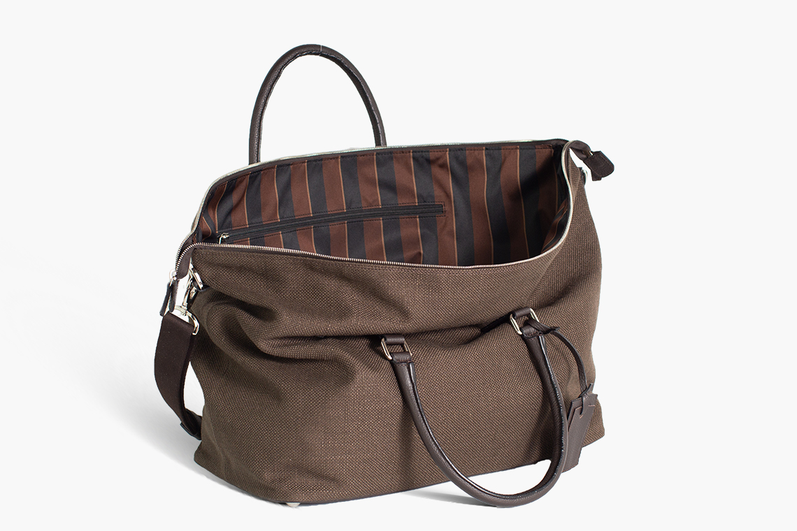 Borsone da viaggio in lino | Weekender Bag linen | LUDOVICO MARABOTTO