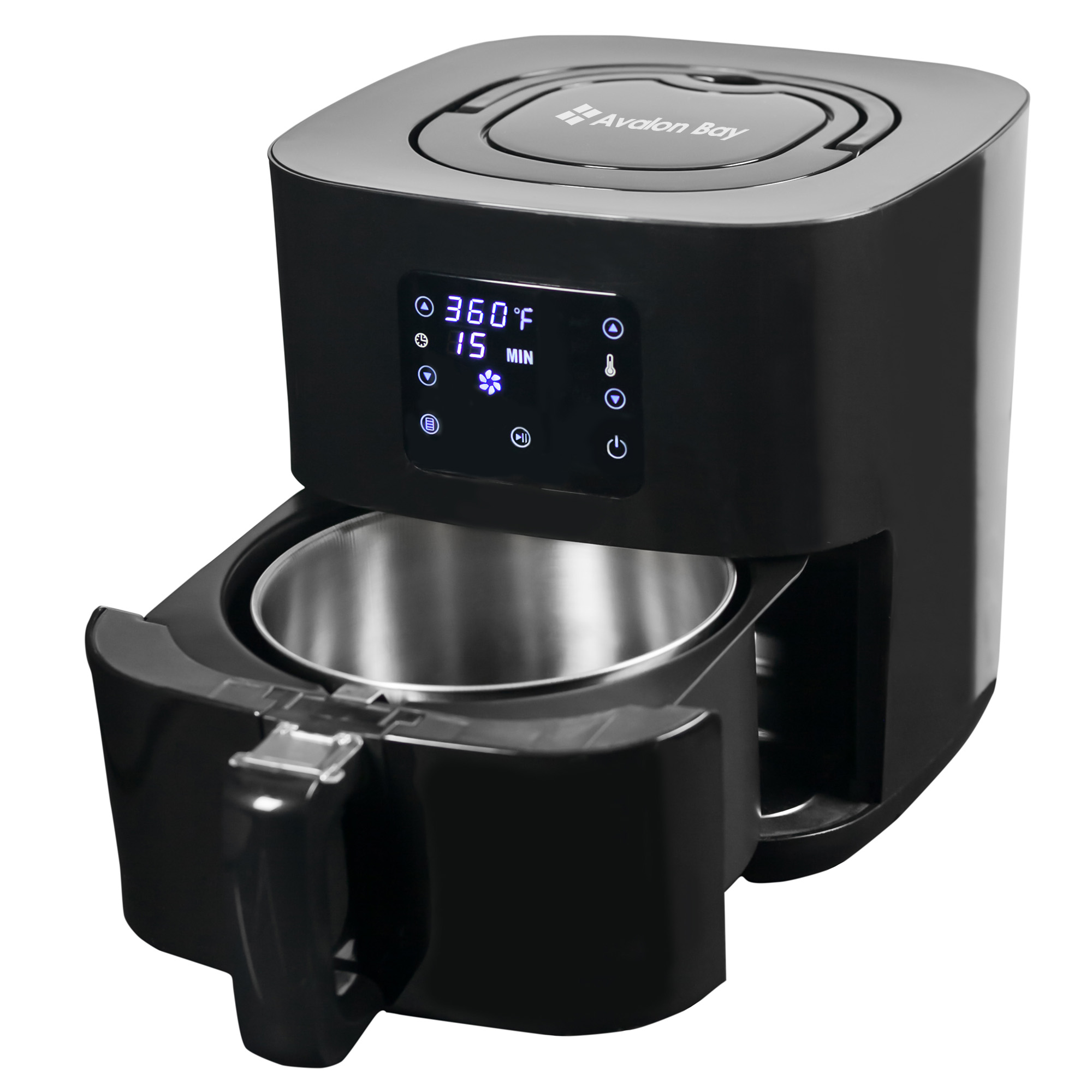 Avalon Bay Air Fryer 2.6 Mini Convection Oven AF25BSS NewAir