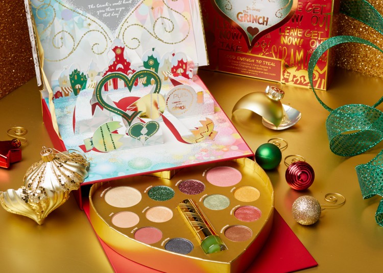The Grinch⢠Good Enough to Steal Face Palette & Color-Changing Lip Balm Set
