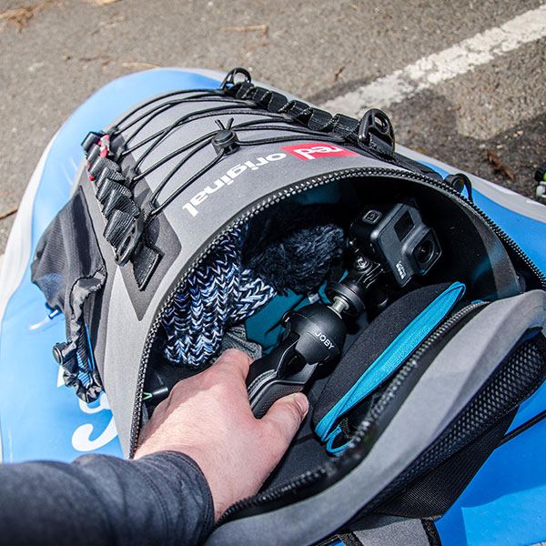 Using a Deck Bag to store Go Pro Camera