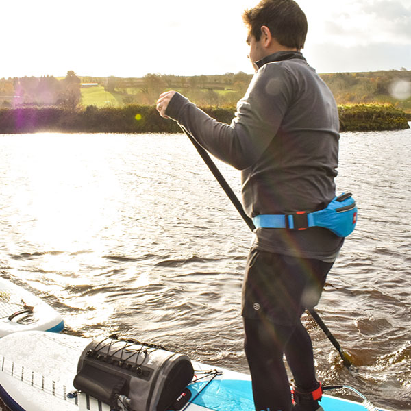Male wearing Long Sleeve Performance Top layer.