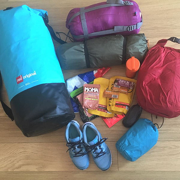 Outdoor equipment piled up.
