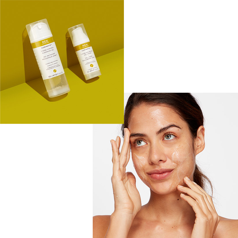 Oily skin: the day routine.
